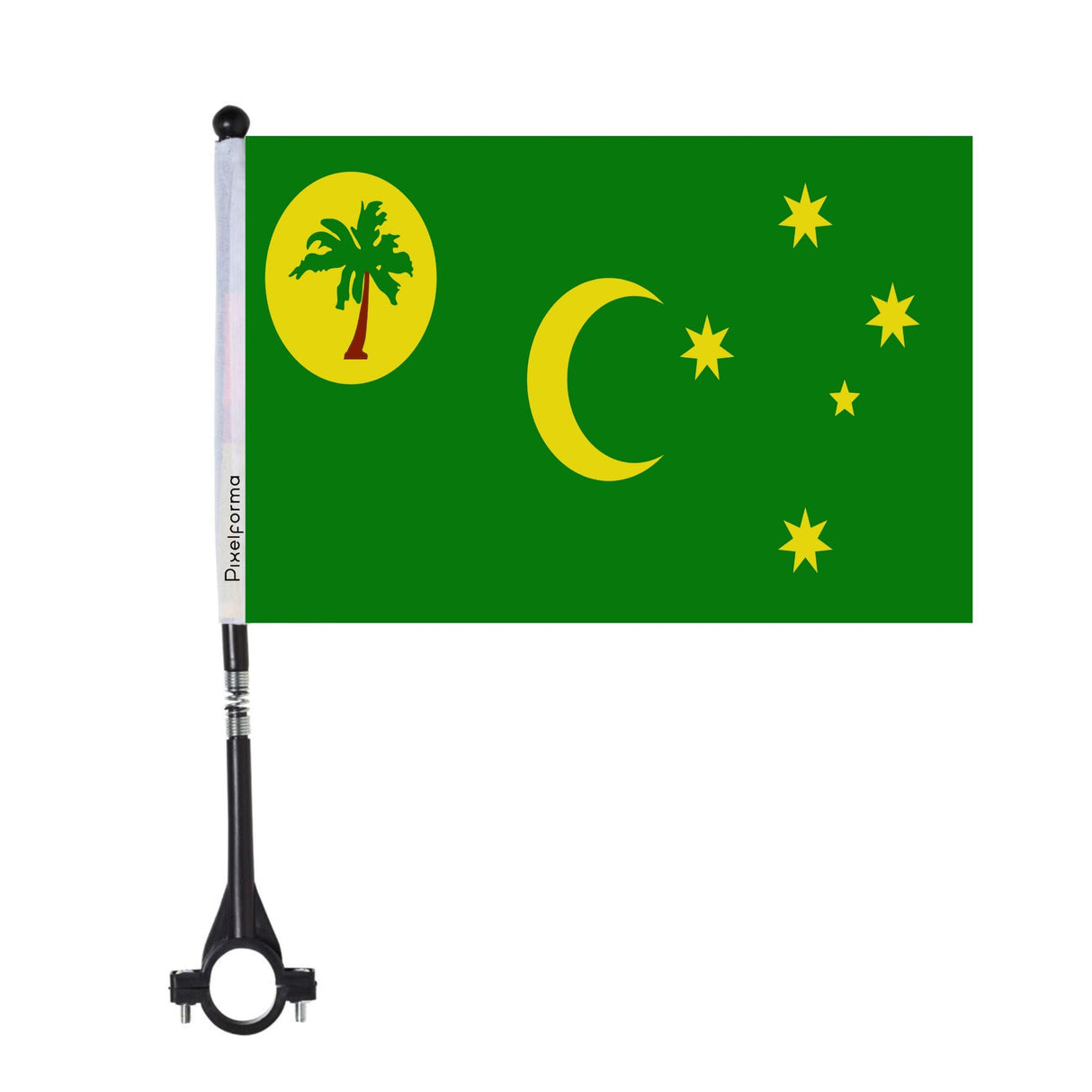 Cocos Islands Polyester Bike Flag - Pixelforma