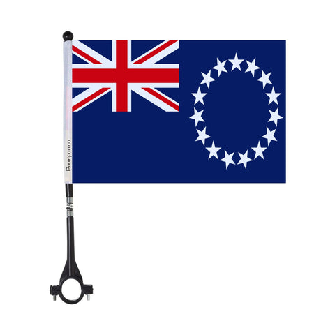 Polyester Cook Islands Bike Flag - Pixelforma