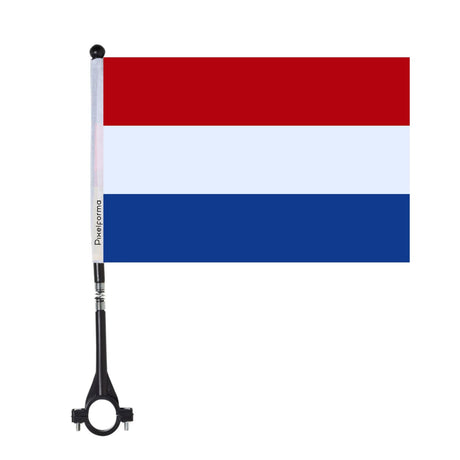 Polyester Netherlands Bike Flag - Pixelforma