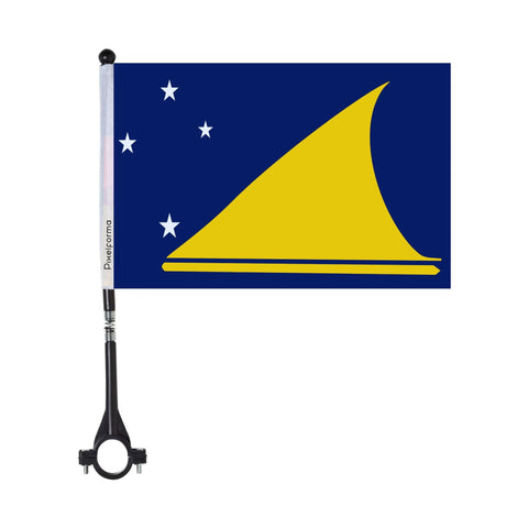 Drapeau de vélo des Tokelau en polyester - Pixelforma