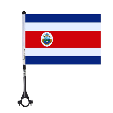 Costa Rica Polyester Bike Flag - Pixelforma