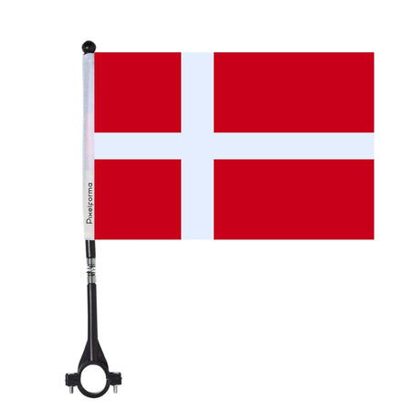 Polyester Denmark Bike Flag - Pixelforma