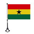 Ghana Polyester Bike Flag - Pixelforma