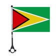 Guyana Polyester Bike Flag - Pixelforma