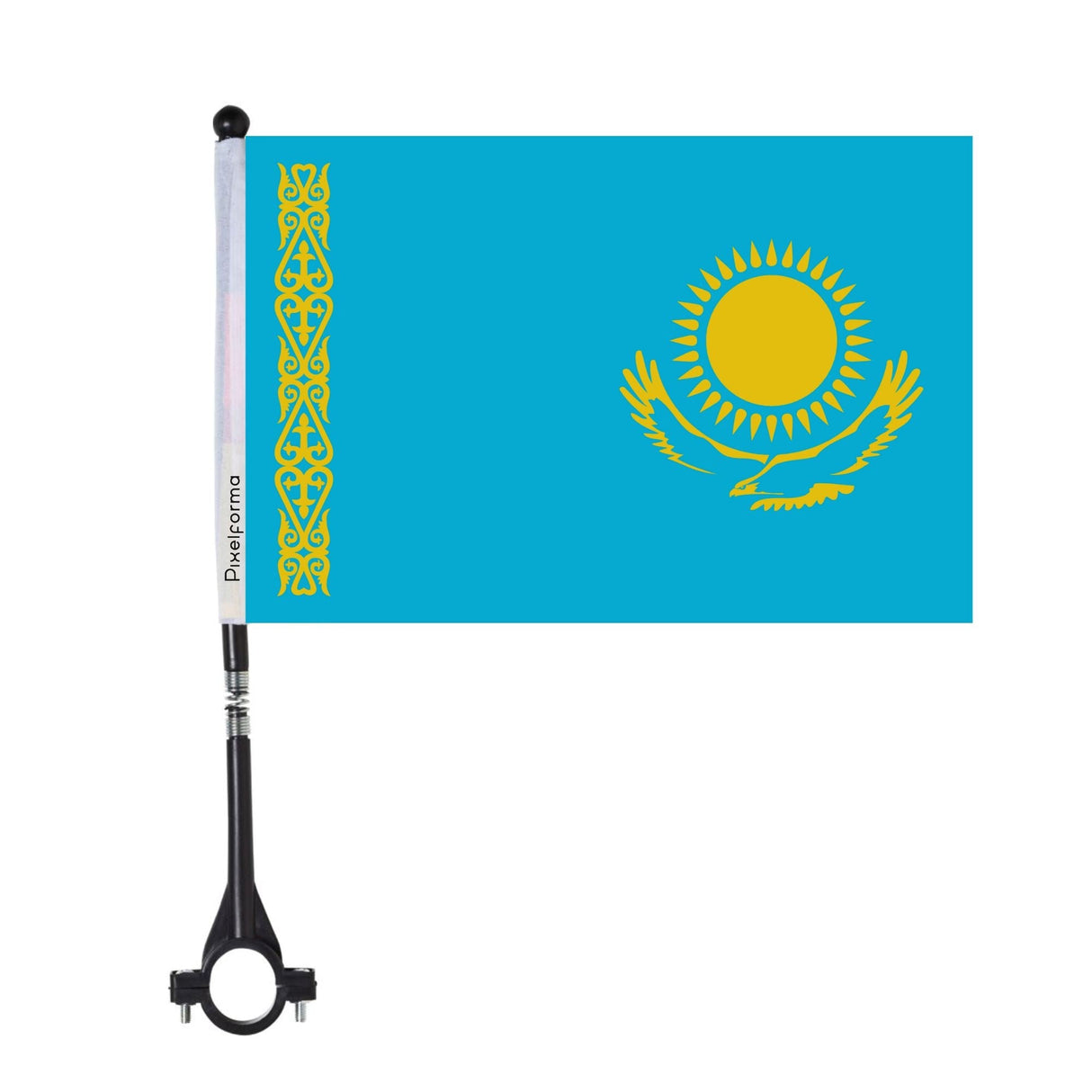 Kazakhstan Polyester Bike Flag - Pixelforma