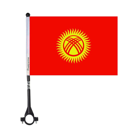 Kyrgyzstan Polyester Bike Flag - Pixelforma