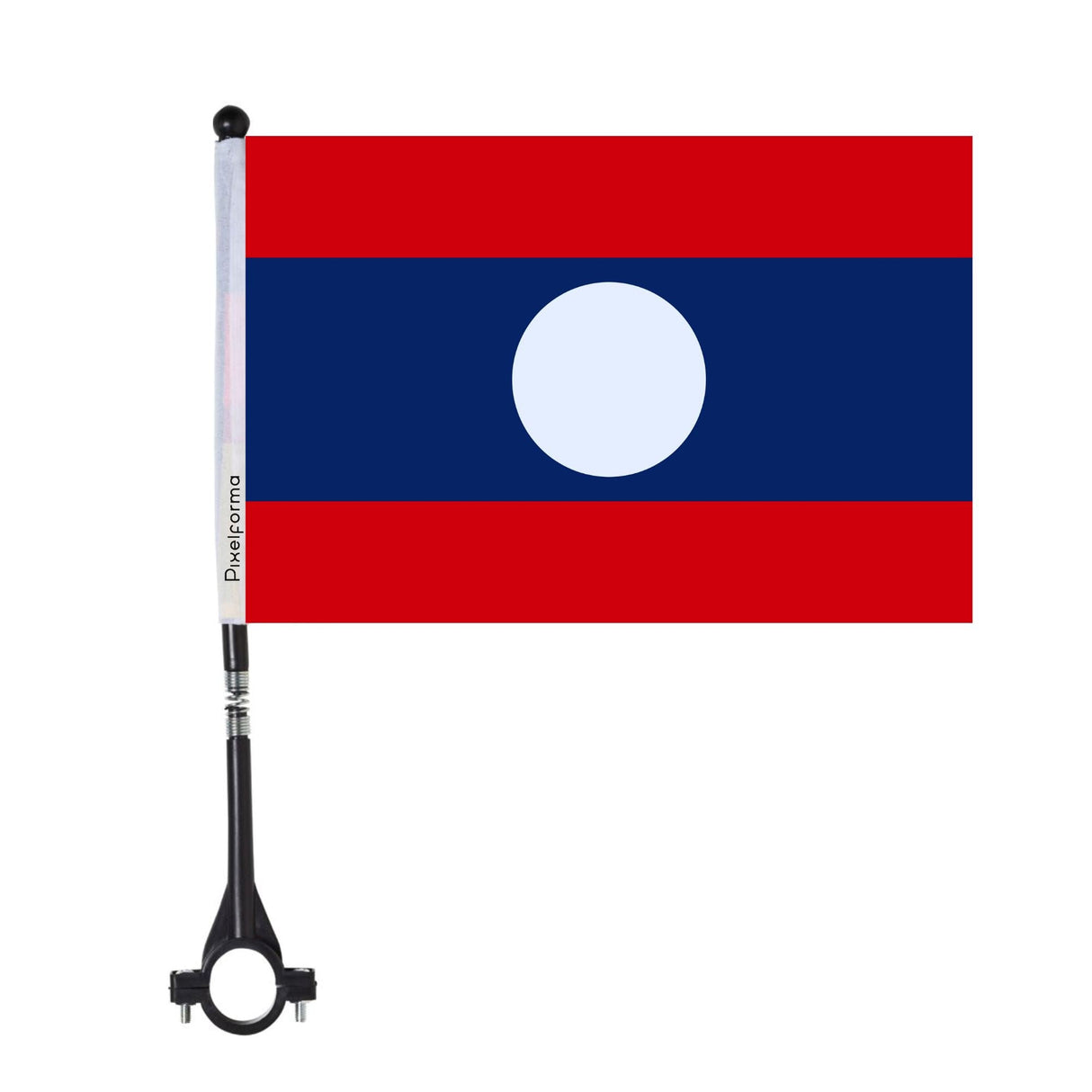Laos Polyester Bike Flag - Pixelforma