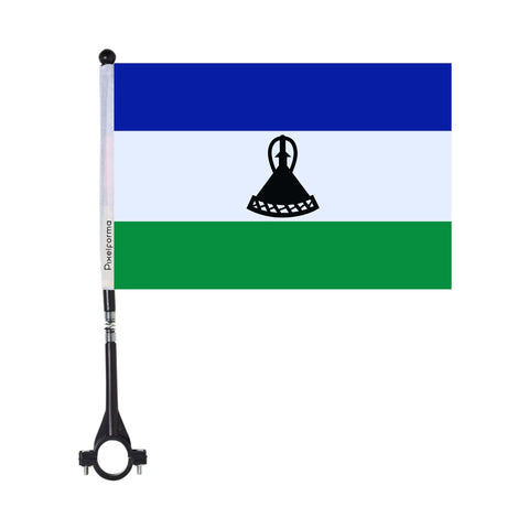 Lesotho Polyester Bike Flag - Pixelforma