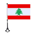 Lebanon Polyester Bike Flag - Pixelforma