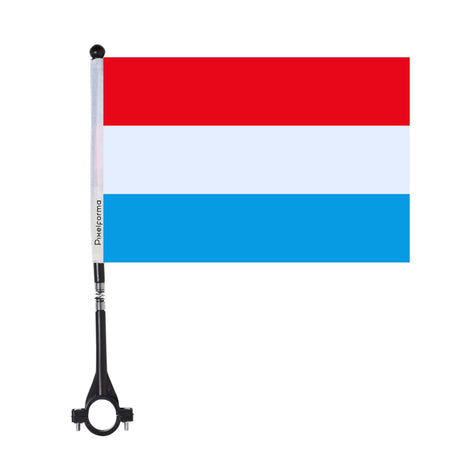 Luxembourg Polyester Bike Flag - Pixelforma