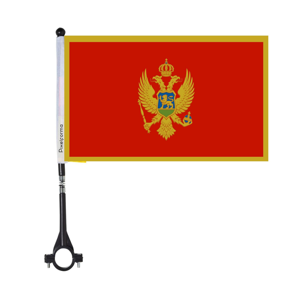 Montenegro Polyester Bike Flag - Pixelforma