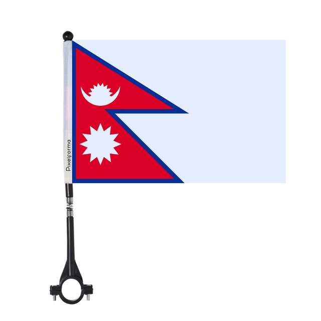 Nepal Polyester Bike Flag - Pixelforma