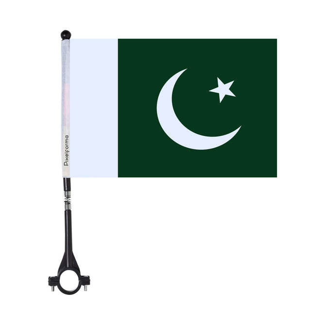 Polyester Pakistan Bike Flag - Pixelforma