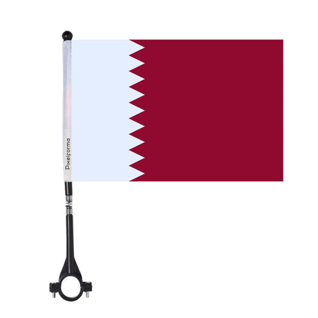 Polyester Qatar Bike Flag - Pixelforma