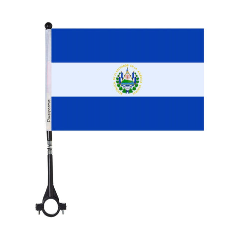 El Salvador Polyester Bike Flag - Pixelforma