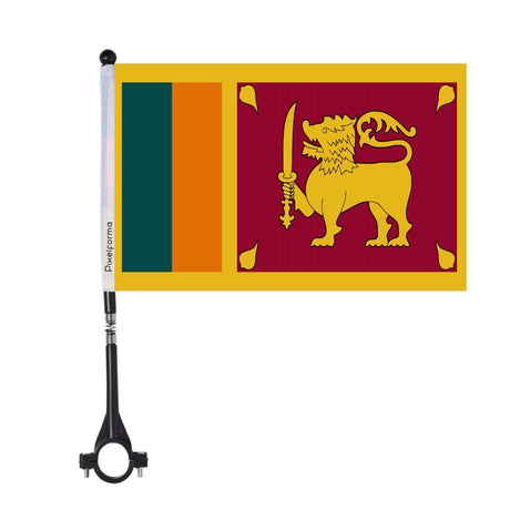 Sri Lanka Polyester Bike Flag - Pixelforma