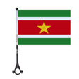 Polyester Suriname Bike Flag - Pixelforma