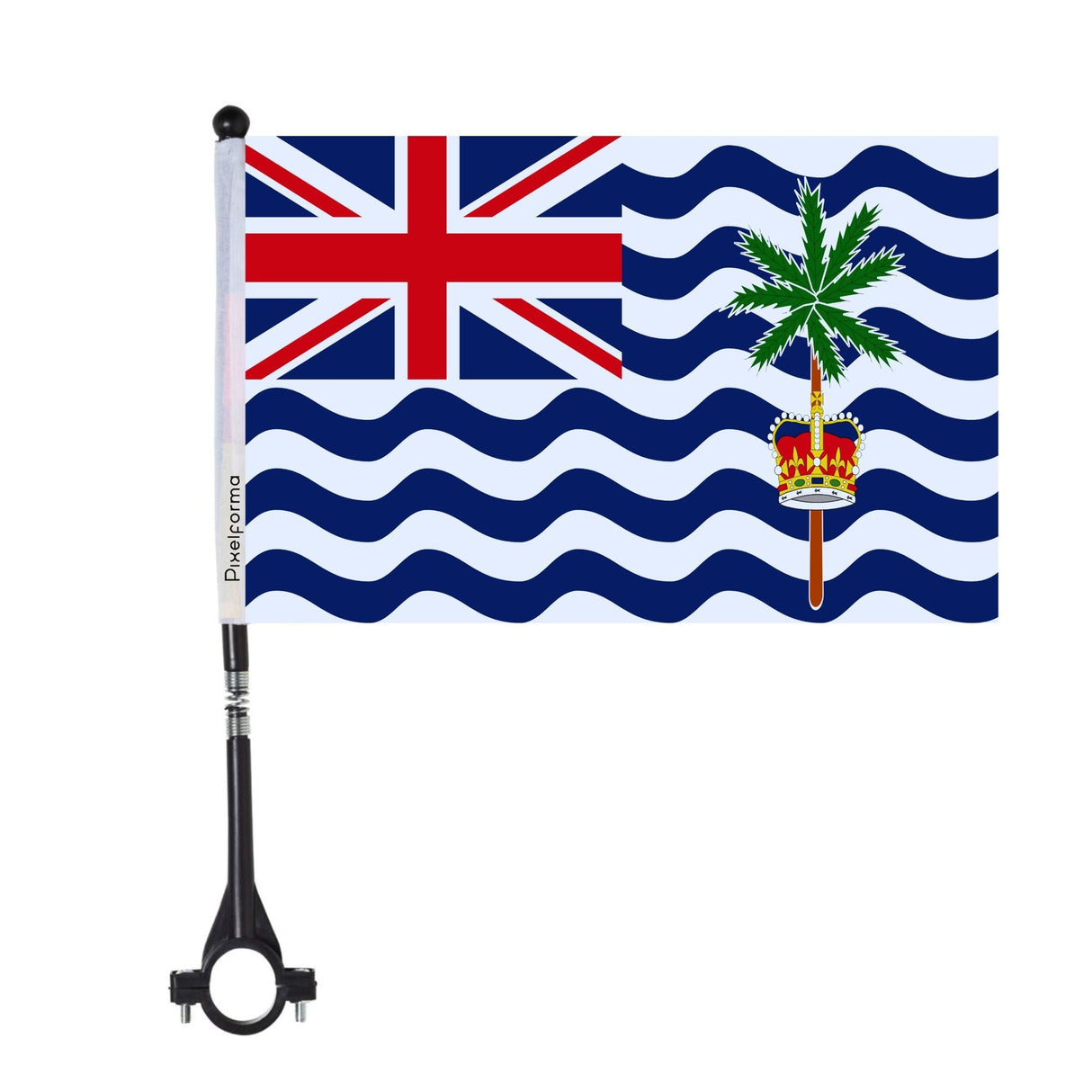British Indian Ocean Territory Polyester Bike Flag - Pixelforma