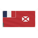 Drapeau de Wallis-et-Futuna 6 Oeillets en Plusieurs Tailles (M) - Pixelforma 