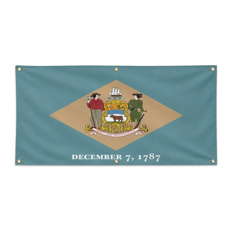 Drapeau delaware polyester résistant aux intempéries