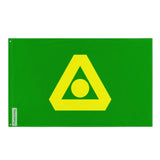 Drapeau delta polyester œillets à gauche finition durable