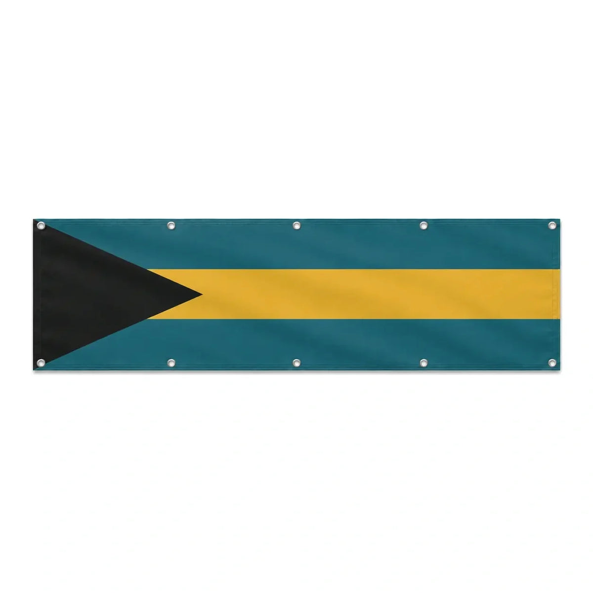 Drapeau des Bahamas grand format XL en polyester avec dix œillets