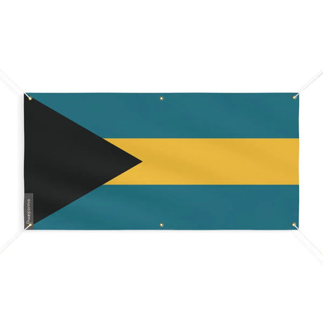 Drapeau des bahamas 6 oeillets en plusieurs tailles (m) - pixelforma