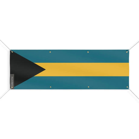 Drapeau des Bahamas 8 Oeillets en Plusieurs Tailles (L) - Pixelforma 