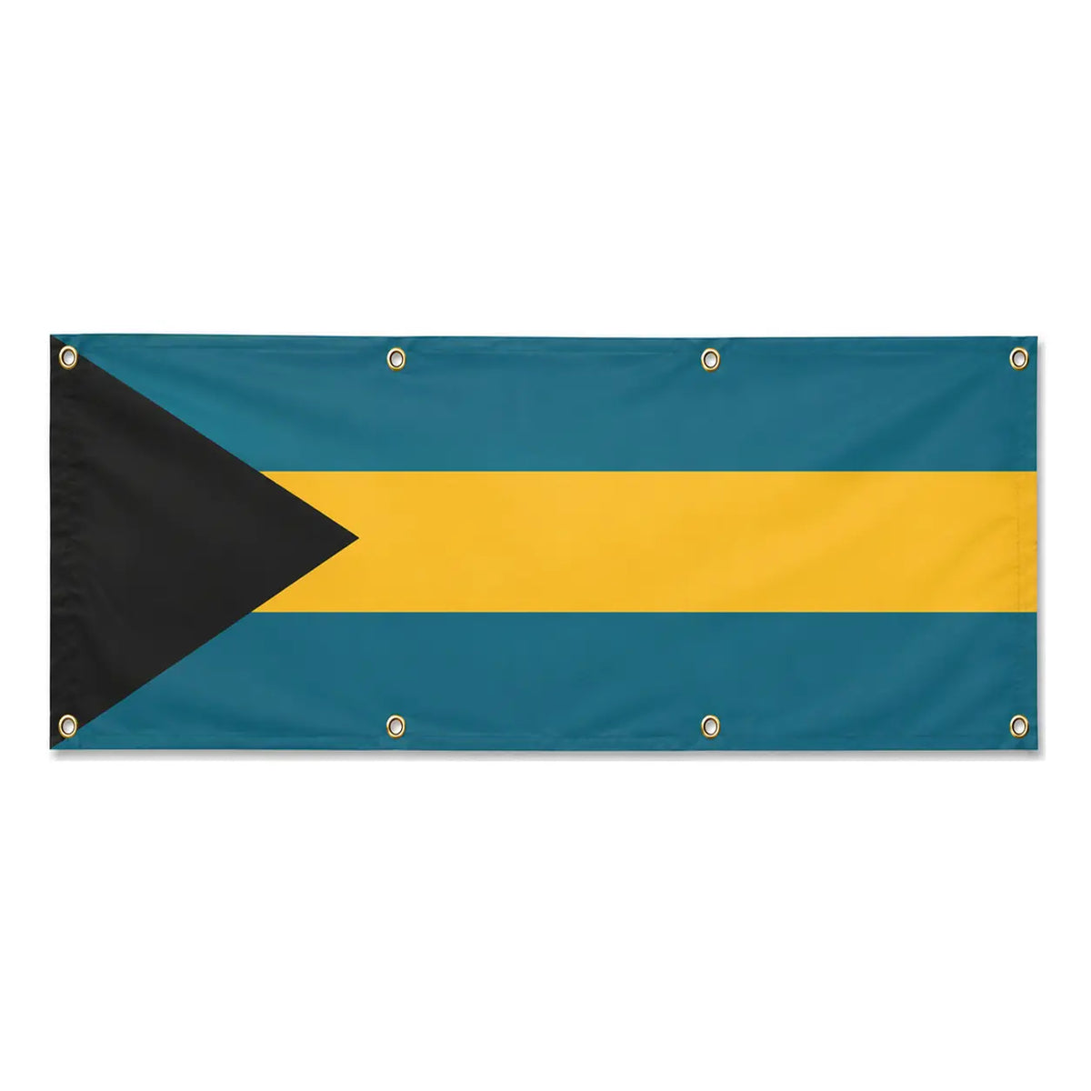 Drapeau bahamas polyester résistant avec œillets robustes
