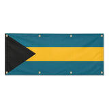Drapeau bahamas polyester résistant avec œillets robustes