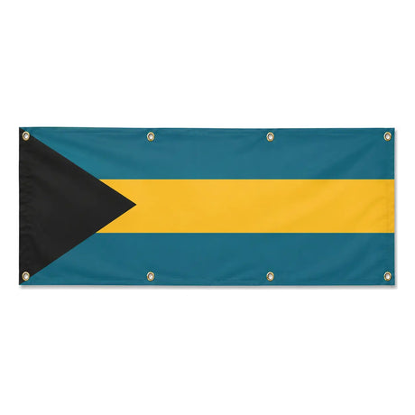 Drapeau bahamas polyester résistant avec œillets robustes