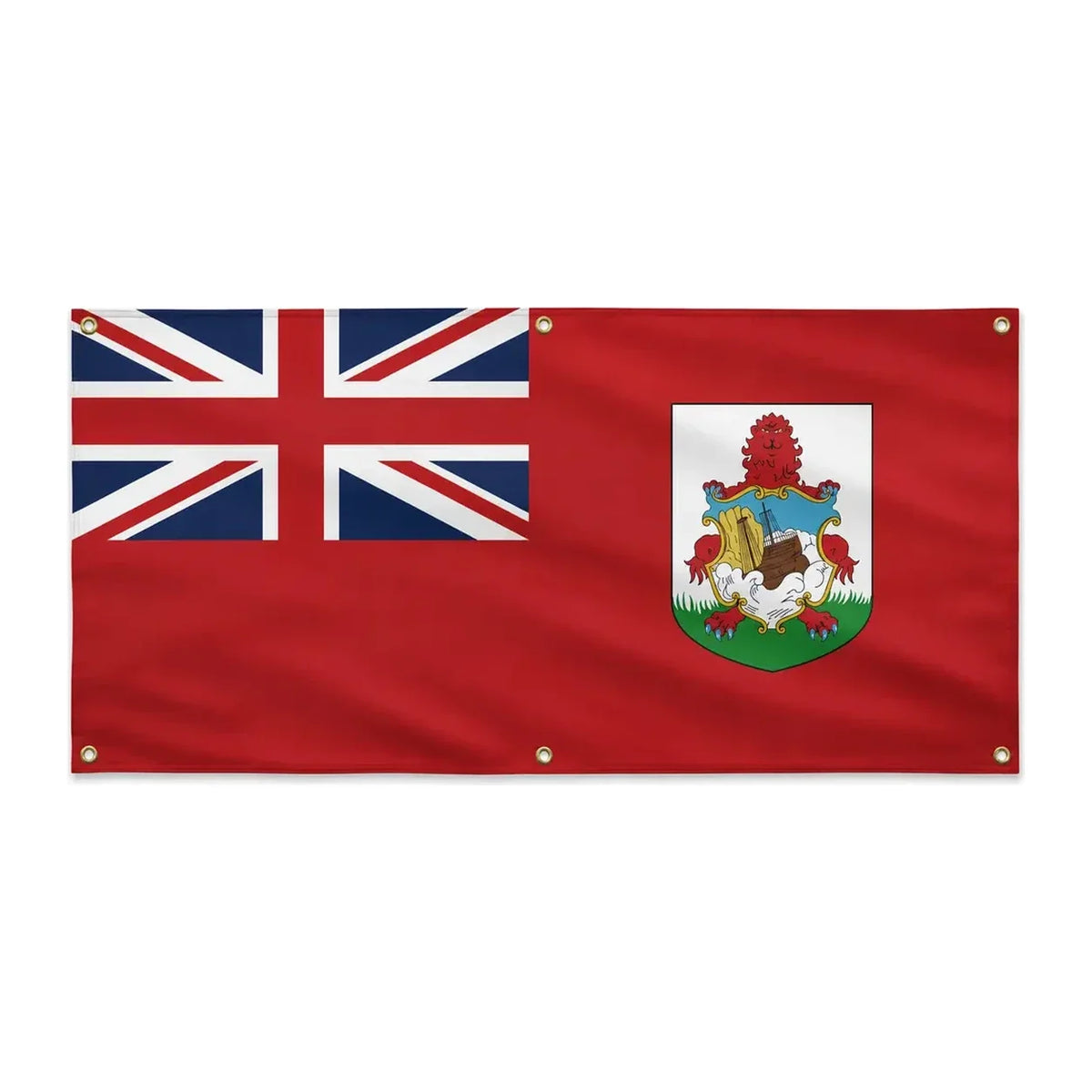 Drapeau bermudes en polyester résistant œillets durables