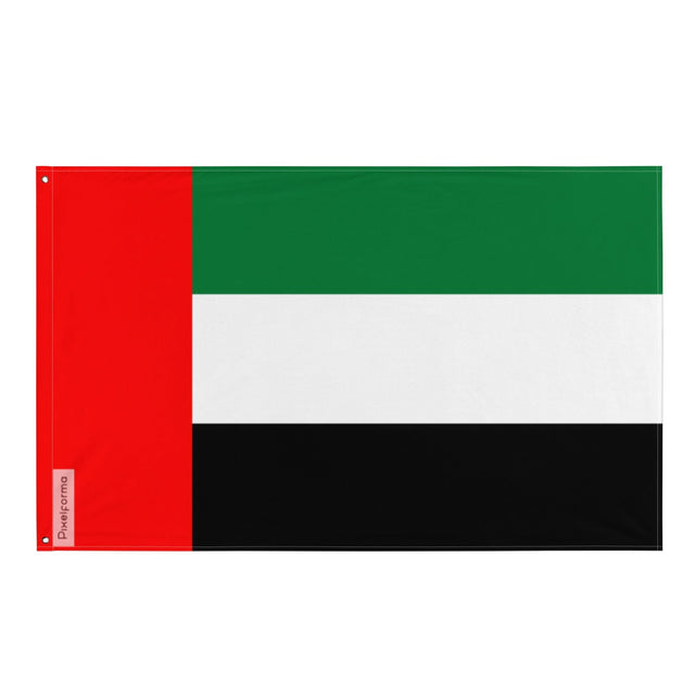 United Arab Emirates Flag in Multiple Sizes 100% Polyester Print with Double Hem - Pixelforma