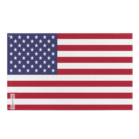 United States Flag in Multiple Sizes 100% Polyester Print with Double Hem - Pixelforma