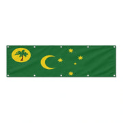 Drapeau des îles Cocos grand format XL en polyester avec dix œillets