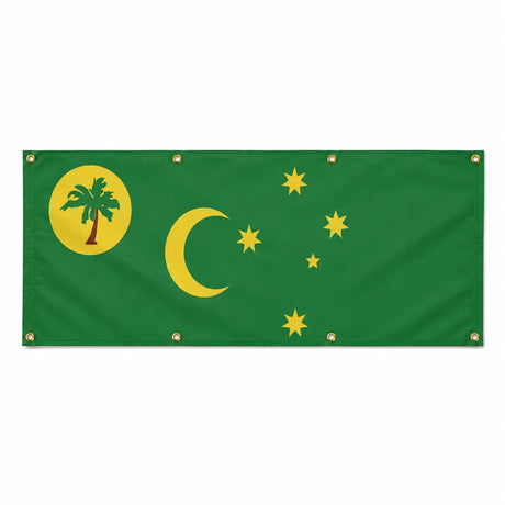 Drapeau îles cocos polyester résistant aux intempéries