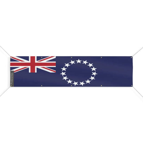 Drapeau des îles cook 10 oeillets en plusieurs tailles (xl) - pixelforma