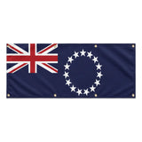 Grand drapeau îles cook en polyester résistant intempéries