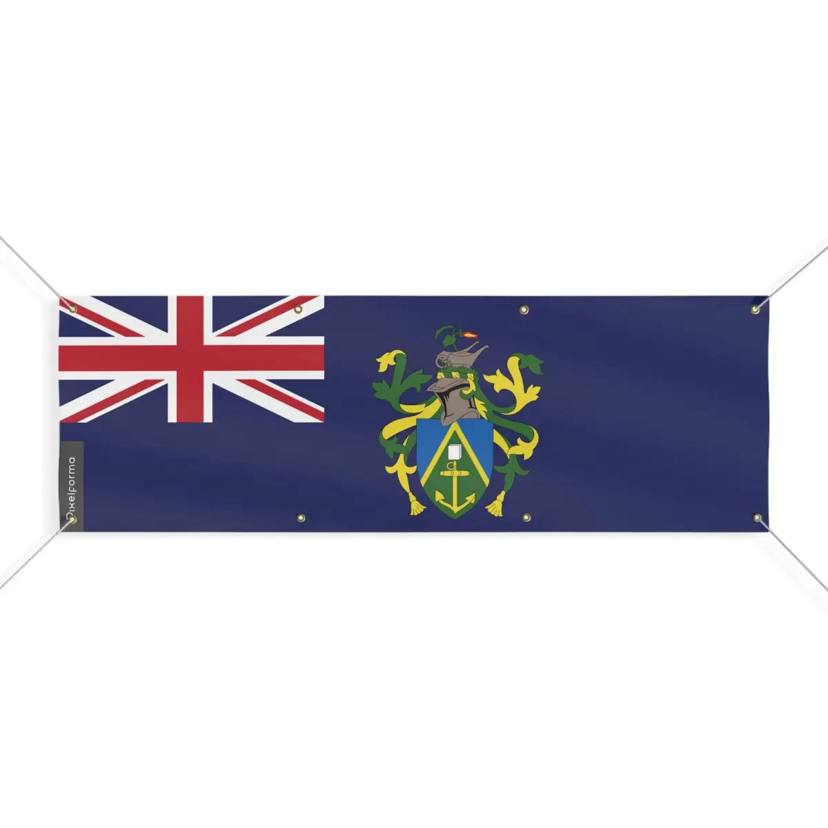 Drapeau des îles Pitcairn 8 Oeillets en Plusieurs Tailles (L) - Pixelforma 