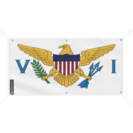 Drapeau des Îles Vierges des États-Unis 6 Oeillets en plusieurs tailles - Pixelforma