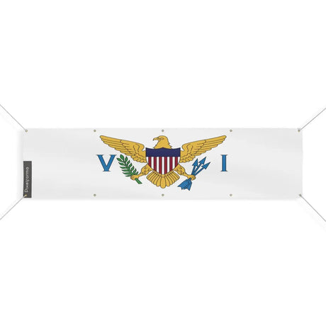 Drapeau des îles vierges des états-unis 10 oeillets en plusieurs tailles (xl) - pixelforma