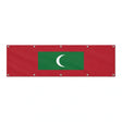 Drapeau des Maldives grand format XL en polyester avec dix œillets