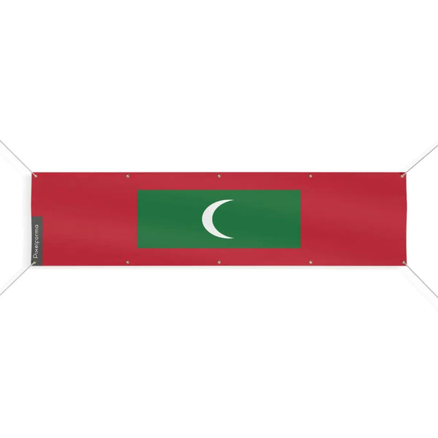 Drapeau des Maldives 10 Oeillets en Plusieurs Tailles (XL) - Pixelforma 