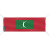 Drapeau des Maldives 8 Oeillets en Plusieurs Tailles (L) - Pixelforma 