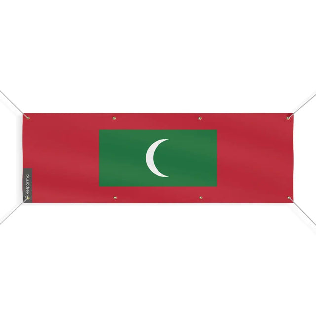 Drapeau des Maldives 8 Oeillets en Plusieurs Tailles (L) - Pixelforma 