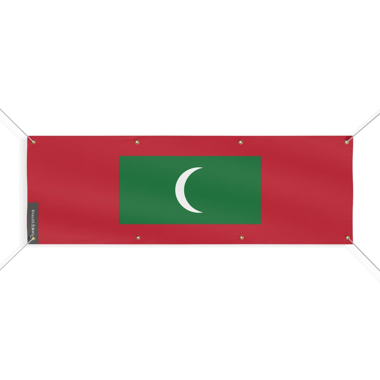 Drapeau des Maldives 8 Oeillets en plusieurs tailles - Pixelforma