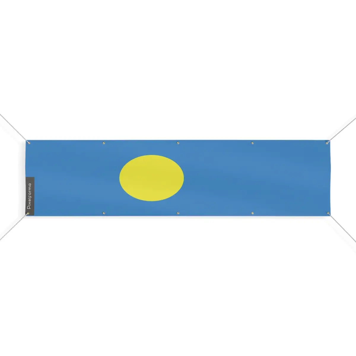 Drapeau des palaos 10 oeillets en plusieurs tailles (xl) - pixelforma