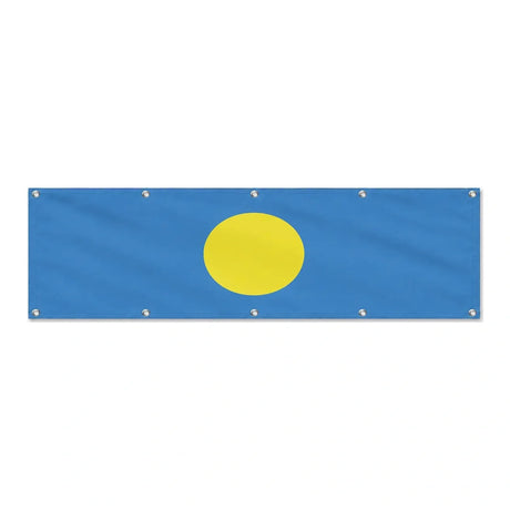 Drapeau des Palaos grand format XL en polyester avec dix œillets