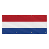 Drapeau pays-bas polyester résistant avec œillets robustes