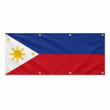 Drapeau philippines polyester résistant 8 œillets extérieurs